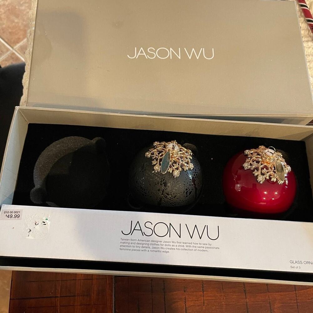 Jason Wu designer Christmas ornaments -2 Exclusive